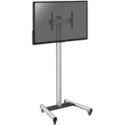 KIMEX - Halterung auf Rollen für TV-Bildschirm 32'' - 75'' - Höhe 240cm