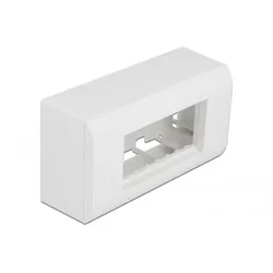 DELOCK Aufputzgehäuse für Easy 45 Module 152 x 82mm weiß
