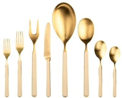 Mepra Fantasia Ice Gold Flatware Set - 43 Pieces