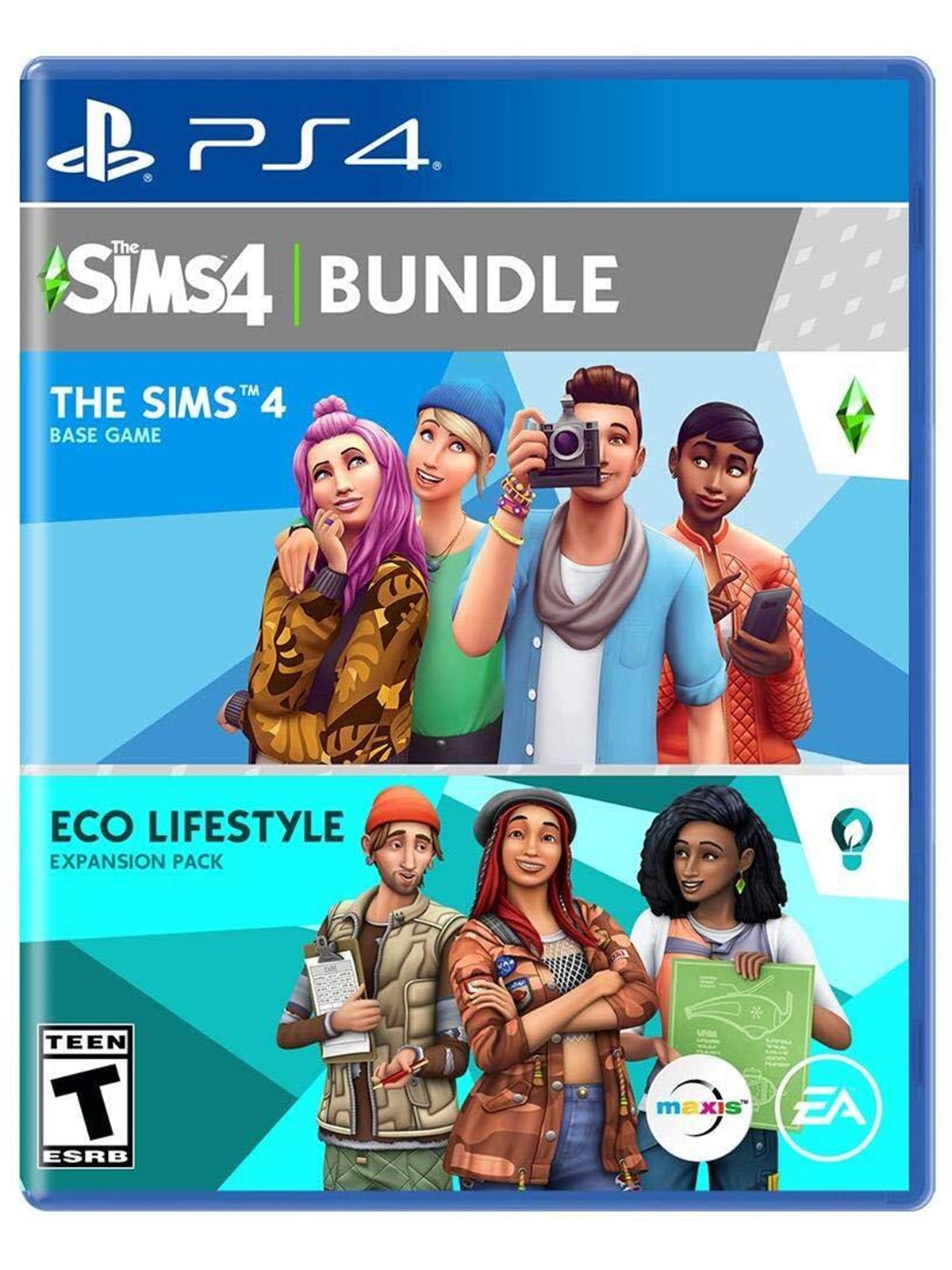 The Sims 4 + Eco Lifestyle Bundle - Sony PlayStation 4 - Virtual Life - PEGI 12