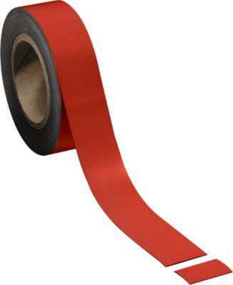 Magnetband, hellrot, 40 x 10000 mm