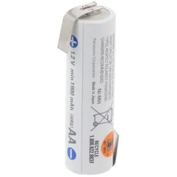 Panasonic eneloop Standard Akku Mignon AA HR-3UTG mit Lötfahne Z-Form