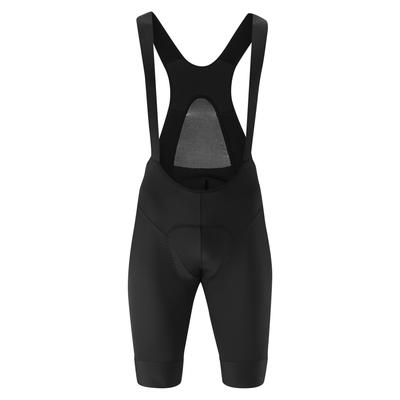 Radhose GONSO "RIDE MILES BIB REC M", Herren, Gr. 6XL, Normalgrößen, schwarz, 80% Polyamid (Recycelt), 20% Elastan (Recycelt), Hosen, Herren Fahrradhose kurz, Sitzpolster und Träger, Radlerhose Tight Fit
