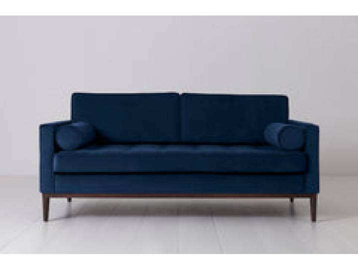 Zweisitzer-Sofa Model 02, Blaugrün
