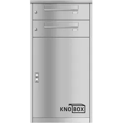 Paketkasten KNOBOX 13 mit zwei Briefkästen