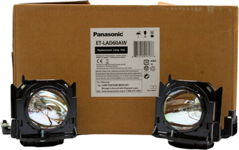 ET-LAD60W Lamp & Housing Twinpack for Panasonic Projectors - 1 Year Warranty