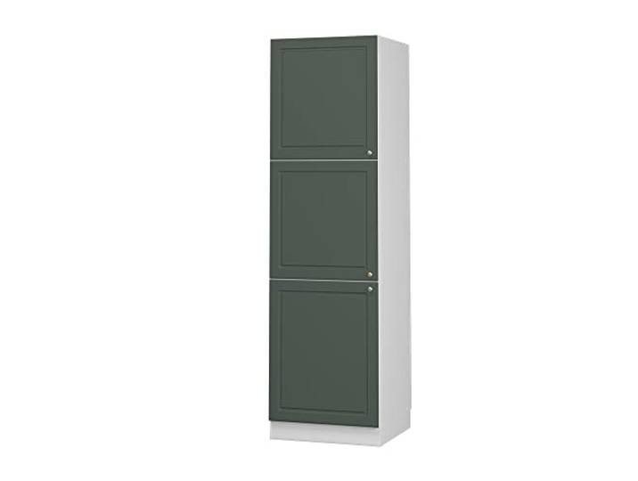 Vicco Vorratsschrank Fame-Line, Grün-Gold Landhaus/Weiß 60 cm