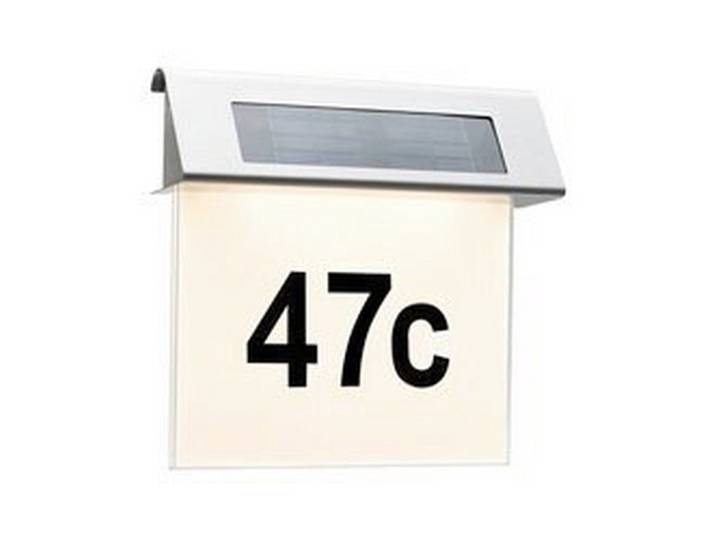 LED-Außenleuchte Solar House Number max. 0,2 Watt