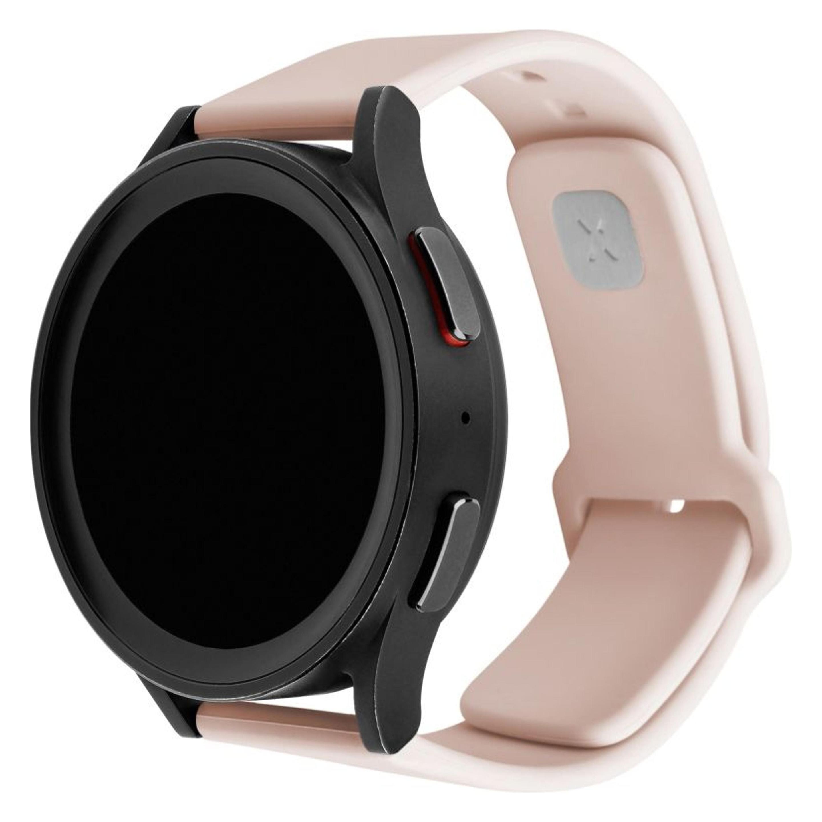 Fixed 22mm Silikonarmband für Sport Smartwatch, Pink (22 mm, Silikon) (FIXSST2-22MM-PI)