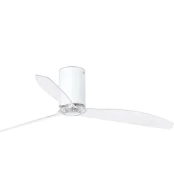 Gleichstrom Deckenventilator Mini Tube Weiß matt