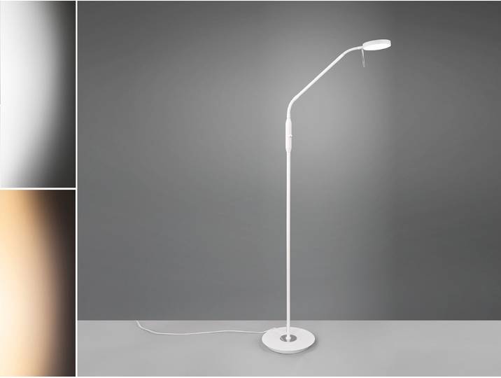 Trio - Stehlampe MONZA - Weiß - 0x0x145 cm