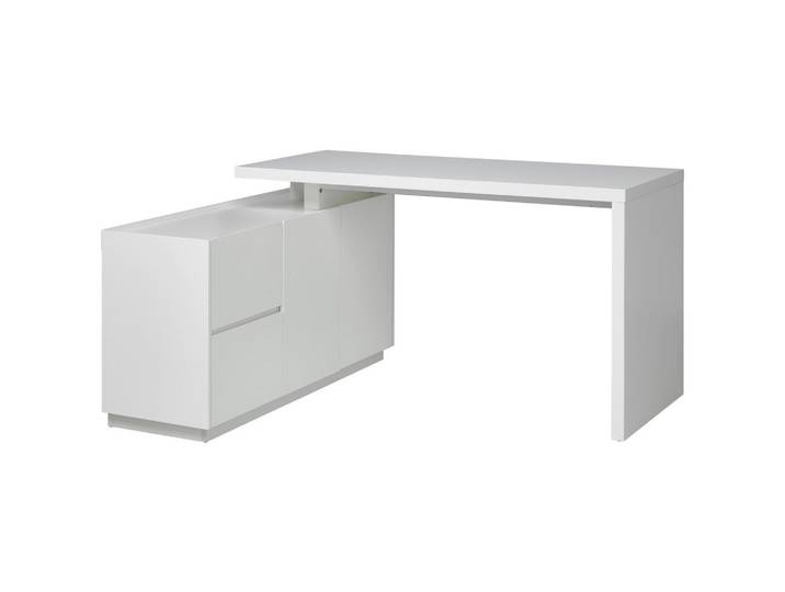 Livetastic Eckschreibtisch, Weiss, Holzwerkstoff, 2 Schublade(n) Schubladen, rechteckig, Wange, 150x76x120 cm, Bsci, Büromöbel, Schreibtische, Eckschreibtisch