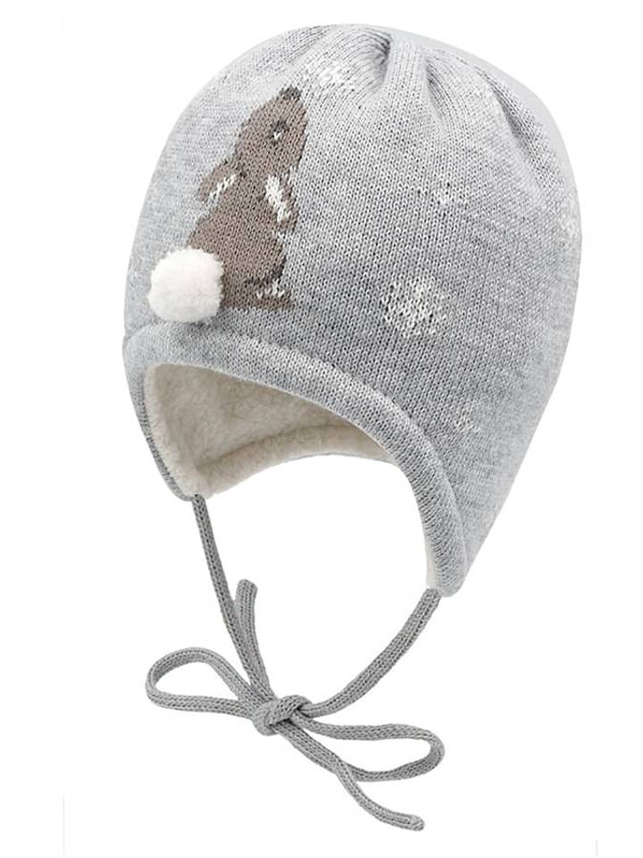 MaxiMo Mütze in Grau - 47 cm