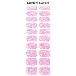 Love'n Layer Leo Poppy Pink Nail Sticker (20 Stück)
