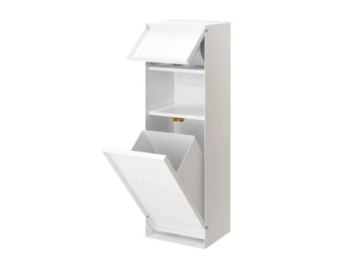 YDHFCD Wandnische Einbau Versteckter Muelleimer Bad Aufbewahrung Wandmontage, Klappdeckel, Edelstahl, platzsparend, leicht zu reinigen(Style 6)