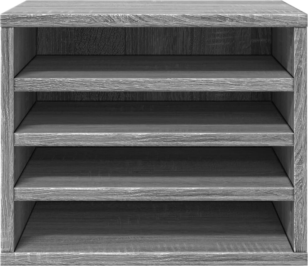 vidaXL Organisateur de bureau sonoma gris 36x26x29,5 cm