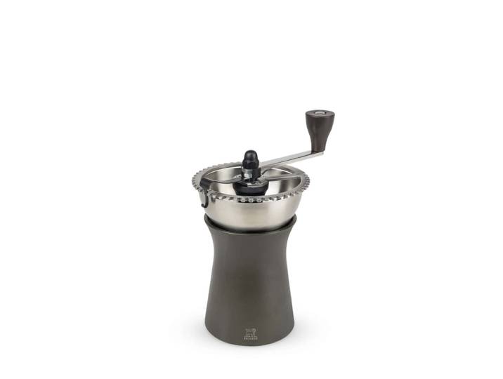 Moulin à café manuel en inox chocolat H19cm