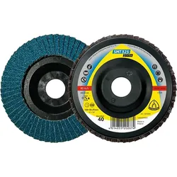 Lamellenschleifteller KLINGSPOR K80, 115x22,23mm gerade