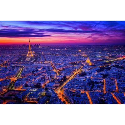 Fototapete PAPERMOON "Photo-Art JUAN PABLO DE, PARIS I", bunt, B:3,5m L:2,6m, Vlies, Tapeten