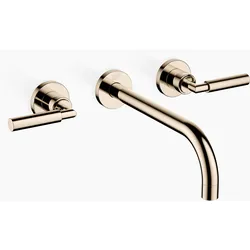 Dornbracht TARA Waschtisch-Wandbatterie ohne Ablaufgarnitur, Ausladung 240mm, 36717882-47, Farbe: Champagne
