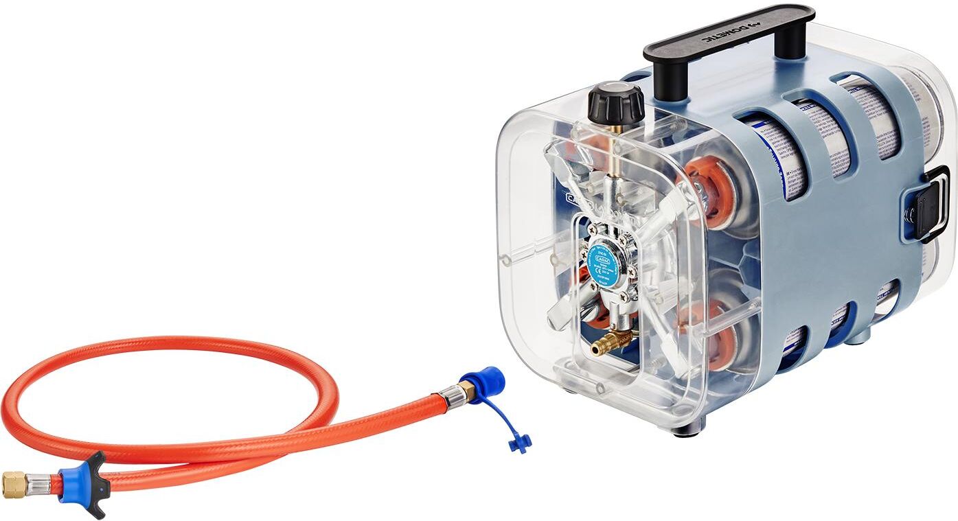 Gaskocher "CADAC DOMETIC Power Pak", orange (grau, orange), Gaskocher, Gaskocher grau, orange Einheitsgröße