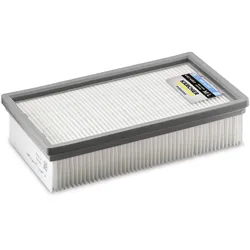Kärcher Flachfaltenfilter Wet & Dry, PES-Fasermaterial mit PTFE-Beschichtung, geeignet für NT 22/1 Ap Bp