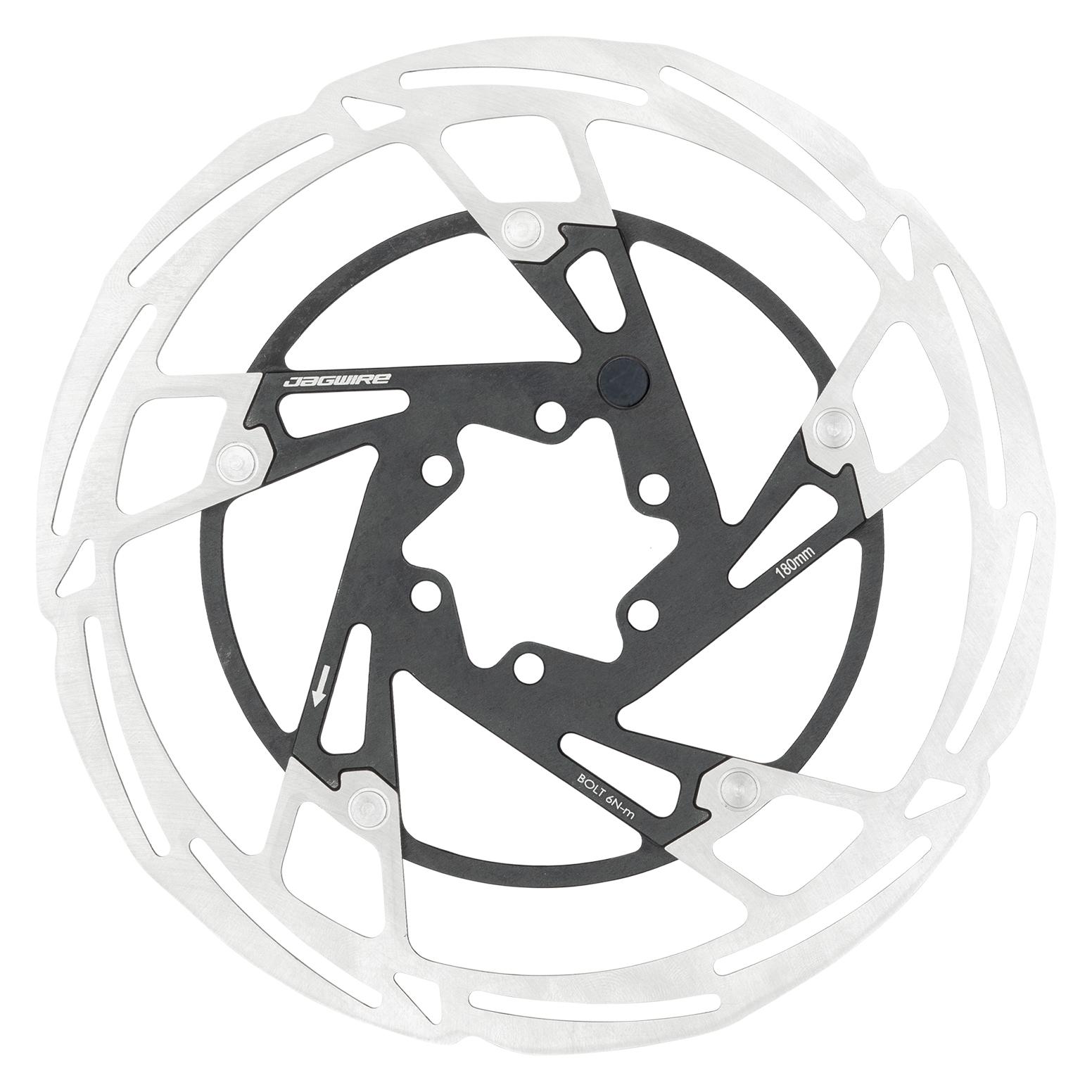 Jagwire DCR084 Pro LR2-E Disc Brake Rotor, 6-bolt, 220mm (220 mm) (JA8281)