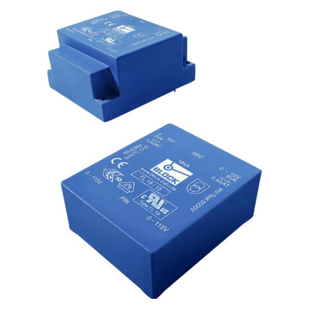 Block Transformer FL PCB 18VA 2x8V (FL 18/8)