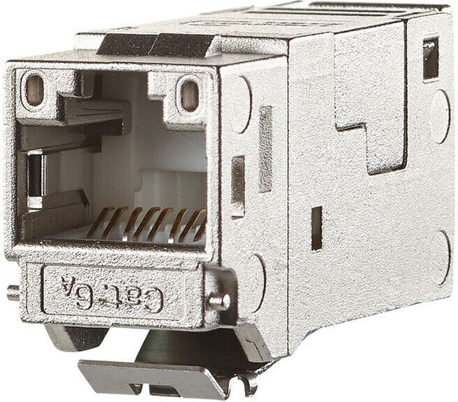 BTR NETCOM Module E-DAT Keystone Cat.6A Jack 130910KI ; Metz Connect (130910KI)