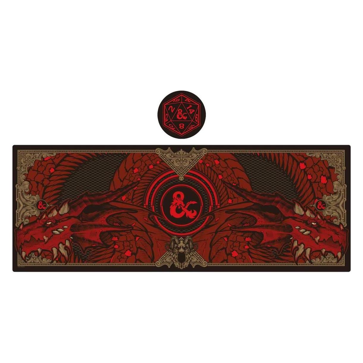 Fanattik Dungeons & Dragons set sous-mains revêtu & sous-verre Graphic (80 x 30 cm) (HAS-DUN23)