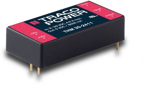 TracoPower THM 30-1221 DC/DC-Wandler, Print 3A 30W Anzahl Ausgänge: 2 x Inhalt 1St.