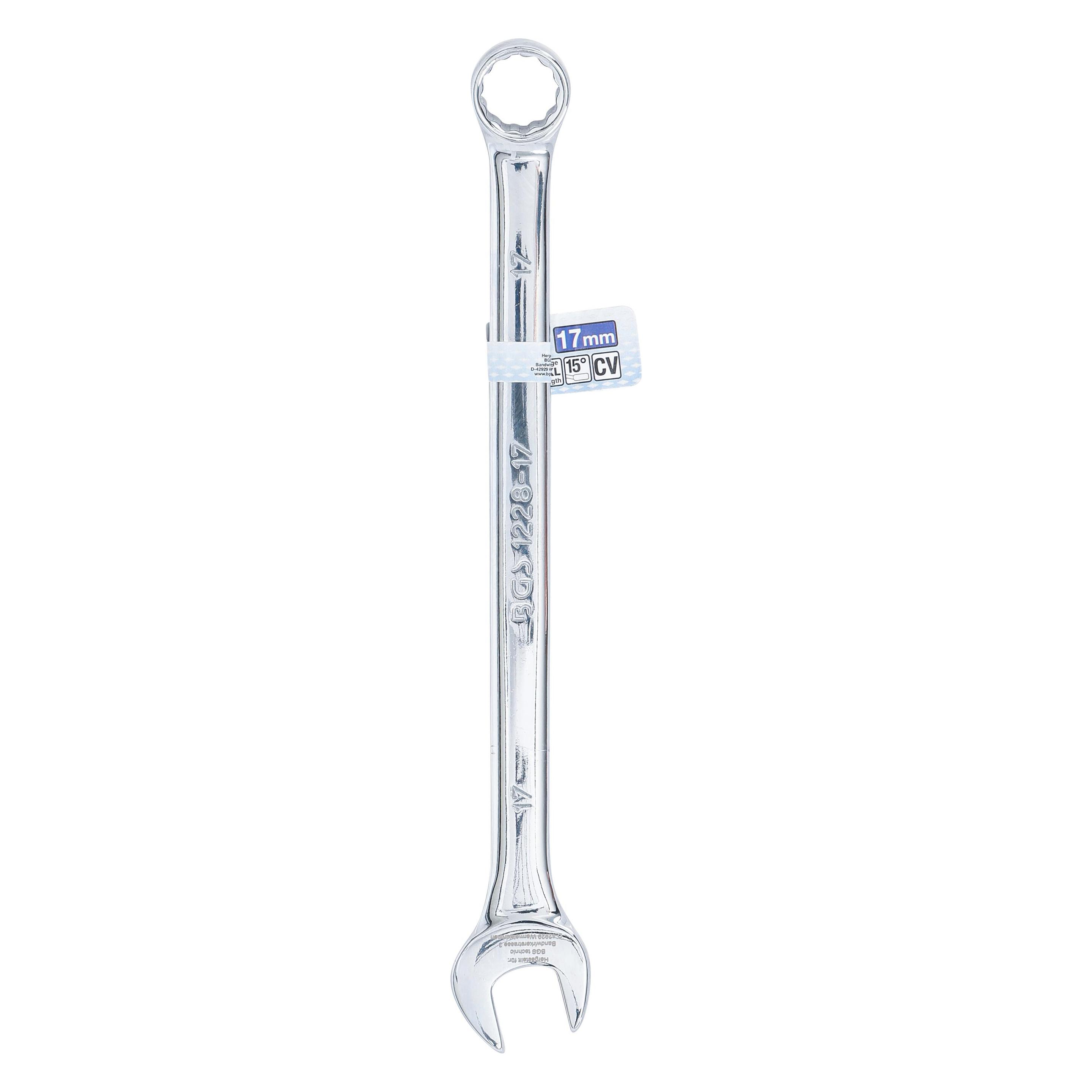 BGS Maul-Ringschlüssel | extra lang | SW 17 mm (17 mm) (1228-17)