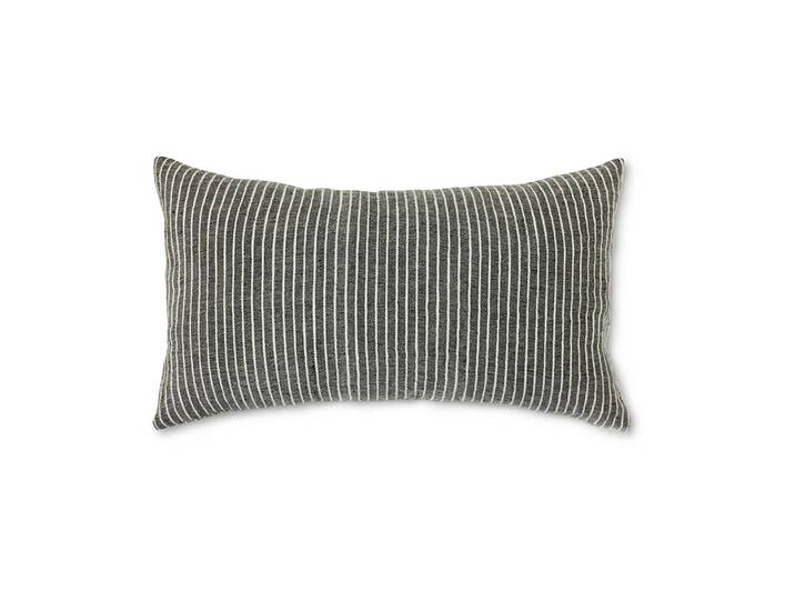 HKliving Coussin Striped monochrome 40x70 cm Grey