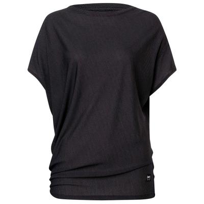 super.natural - Women's Loose Air Tee - Merinoshirt Gr S schwarz
