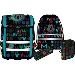 McNeill McNeill Disney Schulranzen-Set PERFECTO 5tlg. - DISNEY-MICKEY MOUSE Koffer24