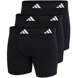 3 adidas Active Flex Cotton Slipboxer - Herren - Gr. S/4 - schwarz