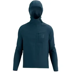 Compressport Herren Tempest Waterproof Jacket blau