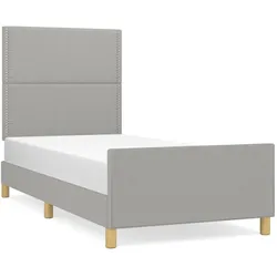vidaXL, Bett, Caveno (Flach mit Nägeln) (90 x 190 cm)