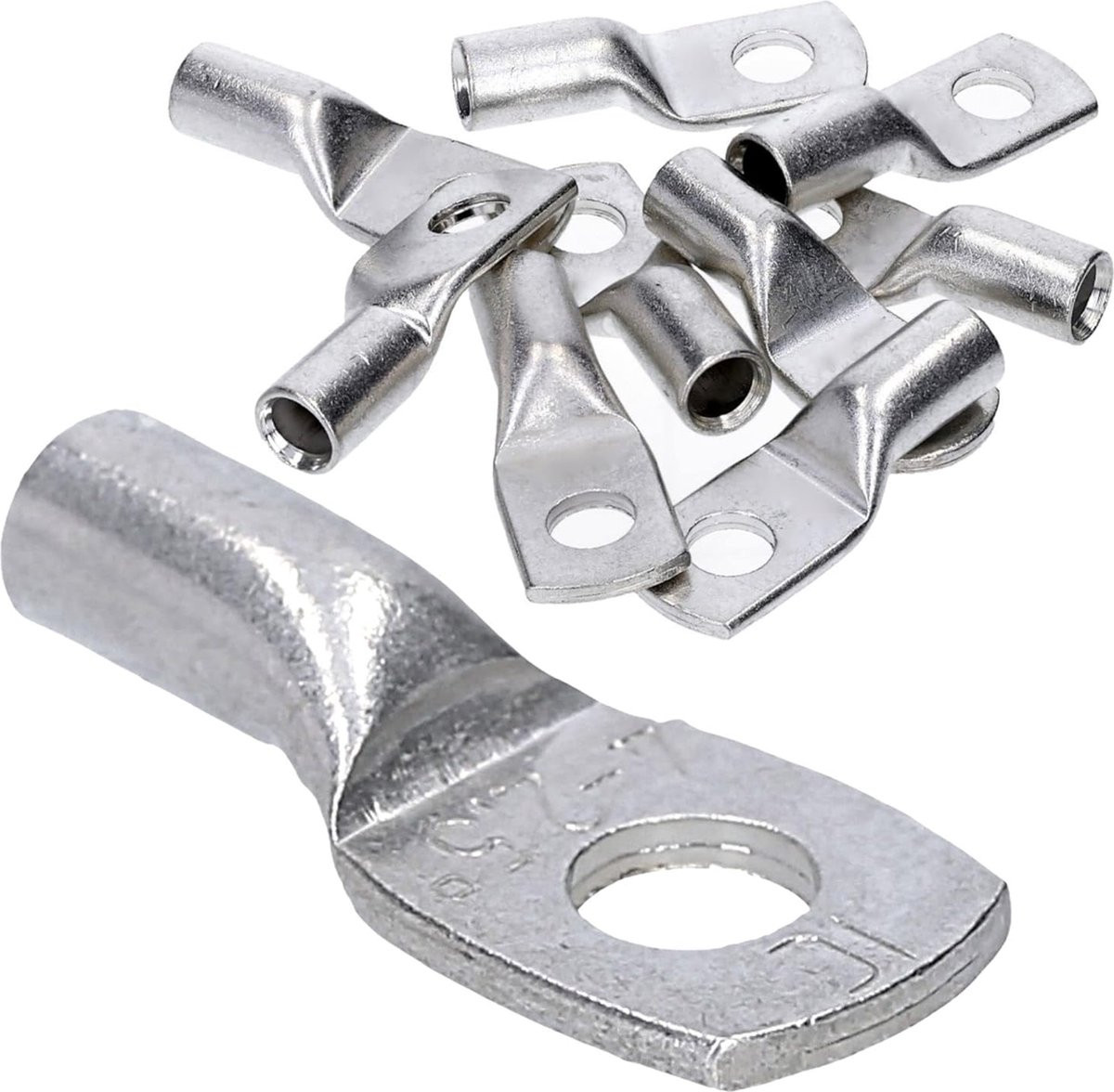 Kalitec 10 stuks Buiskabelschoenen 2,5 mm² M4 Vertind Koper