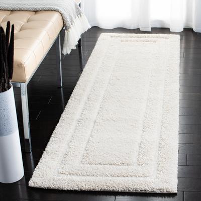SAFAVIEH Florida Shag Carlinde Border 1.2-inch Thick Rug