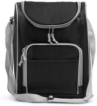 Sac isotherme personnalisable en polyester 600D Bayona noir TAILLE UNIQUE ADULTE