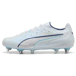 PUMA King 20 Ultimate MxSG Stollen-Fußballschuhe 03 - silver mist/blue jewel/vibrant blue 40.5