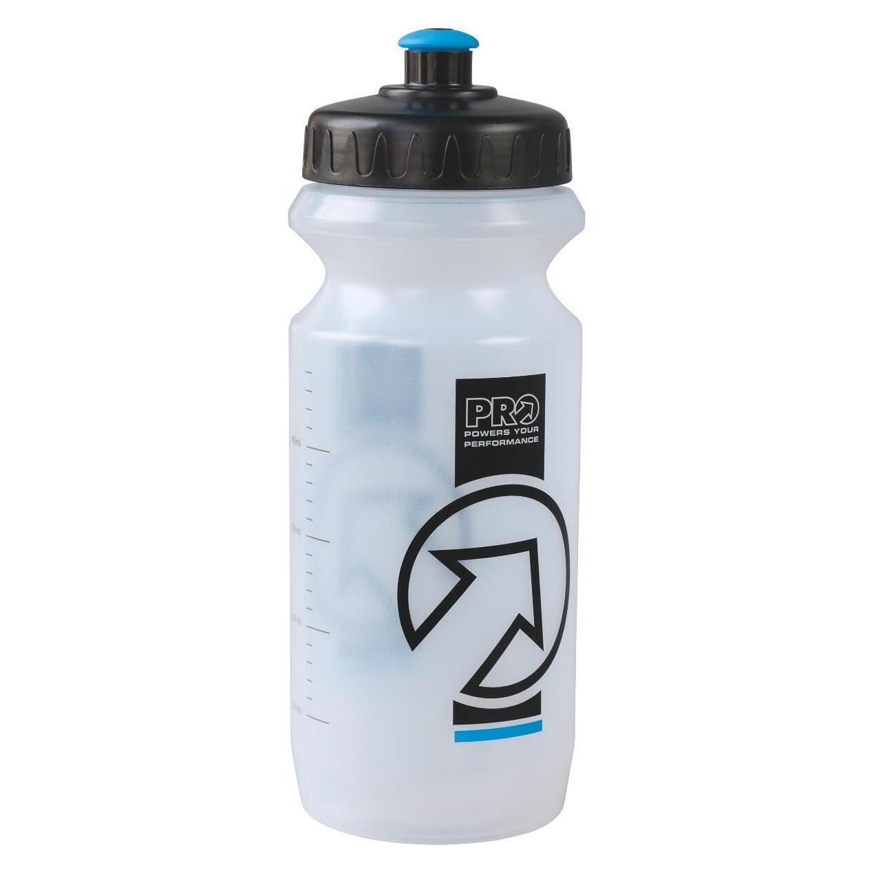 PRO Bike Gear Trinkflasche Transparent 600ml Kunststoff, Füllskala (0.60 l) (PRBT0010)