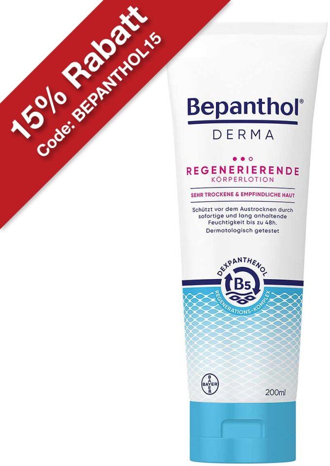 Bepanthol Derma Regenerierende Körperlotion Tube 1X200ml