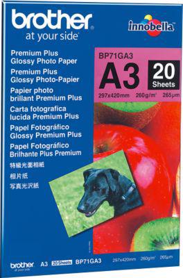 brother Foto-Papier Innobella Premium, DIN A3, 20 Blatt
