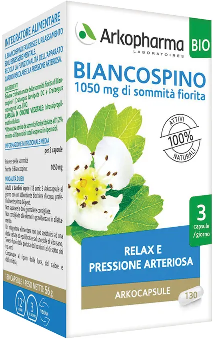 ARKOFARM Srl Arkopharma Biancospino 45 Capsule Bio