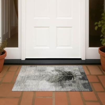 Addison Rugs Machine Washable Indoor/ Outdoor Modern Feather Chantille Rug