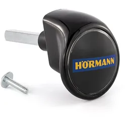Hörmann Torgriffgarnitur schwarz, Stiftlänge 73,5 mm, TS 0,75/1,5/3
