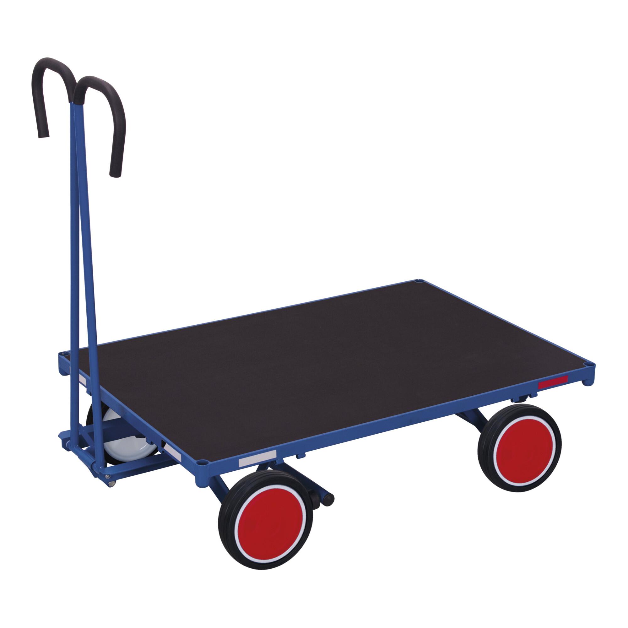 VARIOfit Handpritschenwagen ohne Bordwand Vollgummibereifung 1.000 x 700 mm Traglast 700 kg (zu-05101)