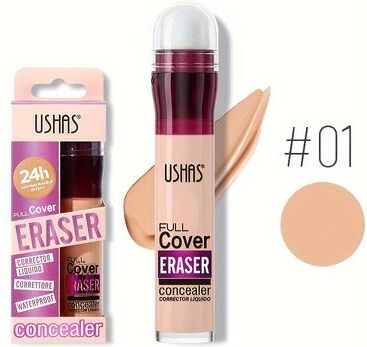 Discount Dollar Deals Sponge Head Concealer For Dark Circles, Acne Blemishes Long Lasting Liquid Foundation 01